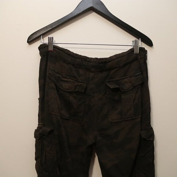 SANCTUARY Terrain Pull On Earth Camo Army Pant in Brown Relaxed Fit - Picture 8 of 9